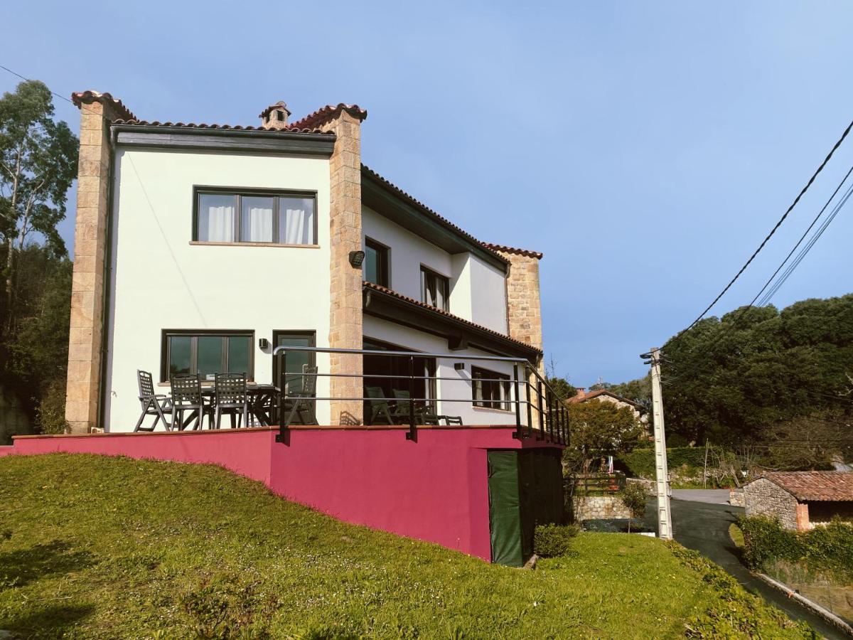 La Jarocha, Casa Con Vistas Al Mar En Pechon Villa Exterior foto